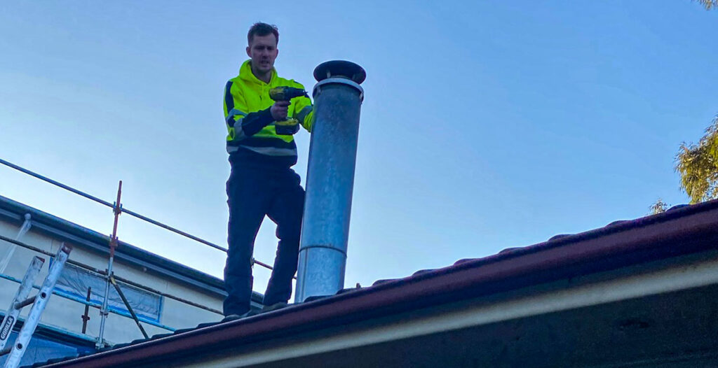 Chimney Cleaning and Fire Place Maintenance.
