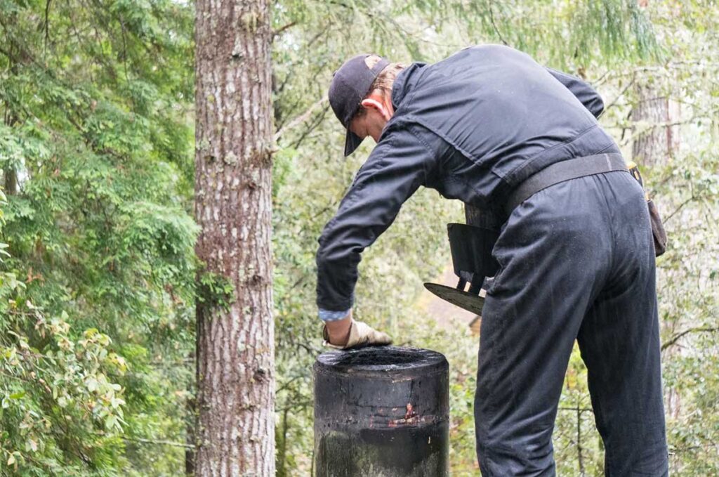 Chimney Cleaning and Fire Place Maintenance.